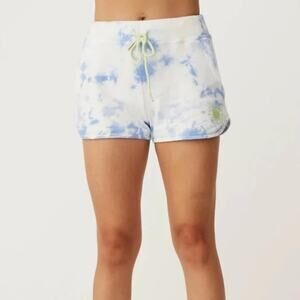 Daydreamer Loungewear sunny people tie dye sweat shorts size large